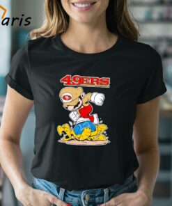 Mario 49ers Stomps On Detroit Lions Shirt