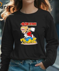 Mario 49ers Stomps On Detroit Lions Shirt 3