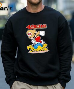 Mario 49ers Stomps On Detroit Lions Shirt 4
