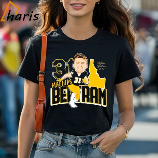 Mathias Bertram 2024 Idaho Linebacker Signature Shirt