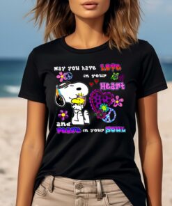 May You Have Love In Your Heart And Peace Snoopy T-Shirt