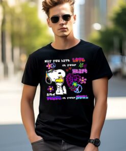 May You Have Love In Your Heart And Peace Snoopy T-Shirt
