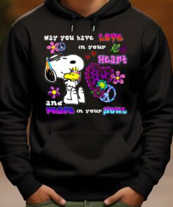 May You Have Love In Your Heart And Peace Snoopy T-Shirt 2 May You Have Love In Your Heart And Peace Snoopy T Shirt 3