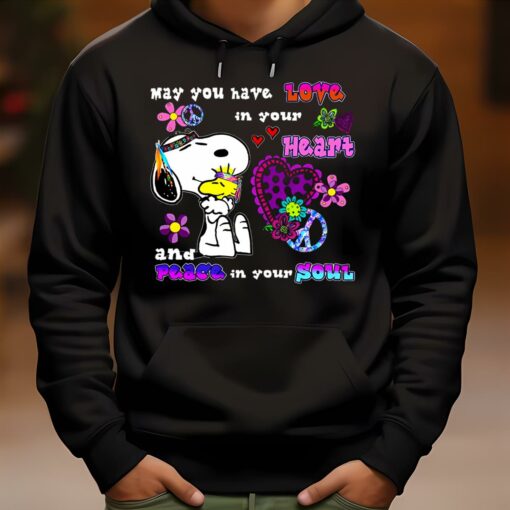 May You Have Love In Your Heart And Peace Snoopy T-Shirt