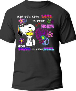 May You Have Love In Your Heart And Peace Snoopy T-Shirt 3 May You Have Love In Your Heart And Peace Snoopy T Shirt 4