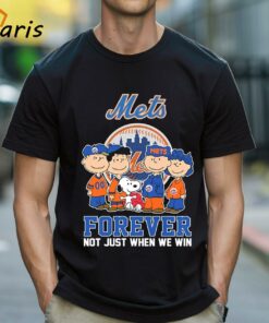 Mets Forever not Just When We Win The Peanuts Movie Characters Shirt