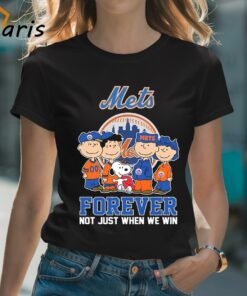 Mets Forever not Just When We Win The Peanuts Movie Characters Shirt