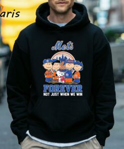 Mets Forever not Just When We Win The Peanuts Movie Characters Shirt 5