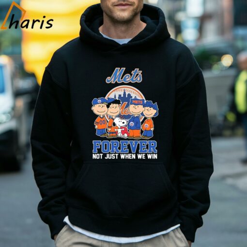 Mets Forever not Just When We Win The Peanuts Movie Characters Shirt