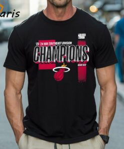 Miami Heat 2024 Southeast Division Champions Locker Room T-shirt