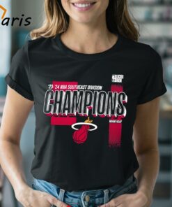 Miami Heat 2024 Southeast Division Champions Locker Room T-shirt