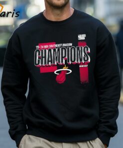 Miami Heat 2024 Southeast Division Champions Locker Room T shirt 4