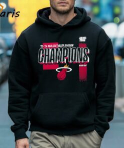 Miami Heat 2024 Southeast Division Champions Locker Room T shirt 5