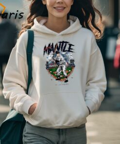 Mickey Mantle Illustration New York Yankees Baseball Shirt 4