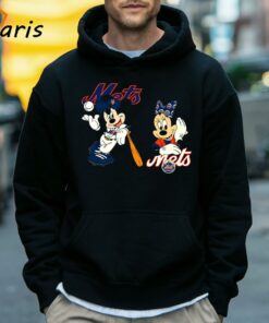 Mickey Mouse And Minnie Mouse NY Mets Shirt 5