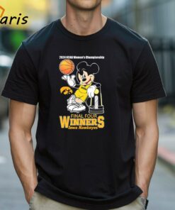 Mickey Mouse Iowa Hawkeyes 2024 NCAA Women’s Final Four Winners Shirt