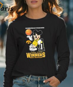 Mickey Mouse Iowa Hawkeyes 2024 NCAA Womens Final Four Winners Shirt 4