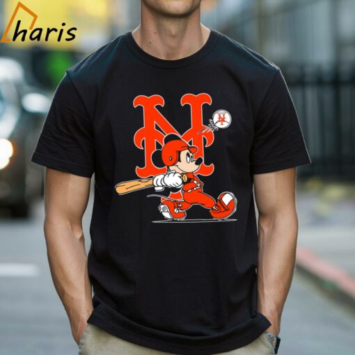 Mickey Mouse Player MLB New York Mets Shirt