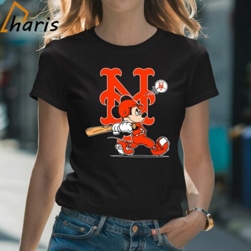 Mickey Mouse Player MLB New York Mets Shirt