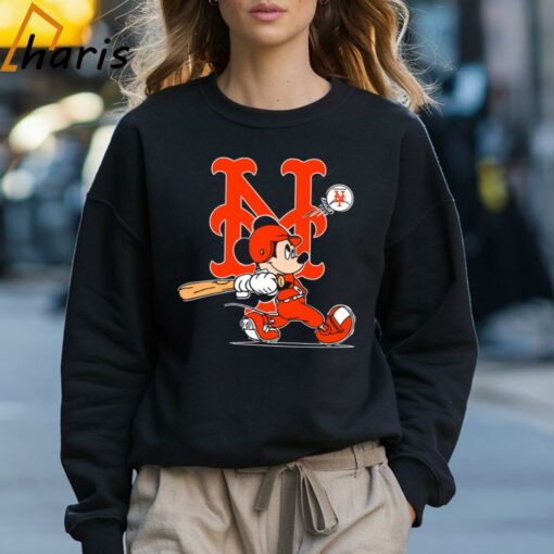 Mickey Mouse Player MLB New York Mets Shirt