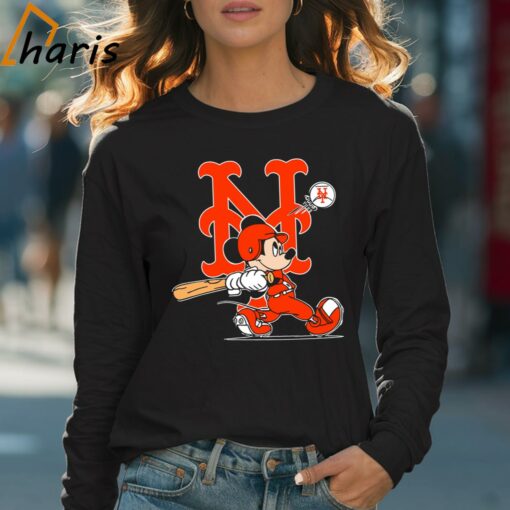 Mickey Mouse Player MLB New York Mets Shirt