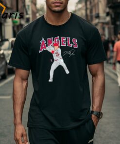 Mike Trout Los Angeles Angels Player Swing Signature Shirt
