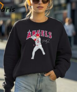 Mike Trout Los Angeles Angels Player Swing Signature Shirt 4