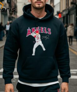 Mike Trout Los Angeles Angels Player Swing Signature Shirt 5