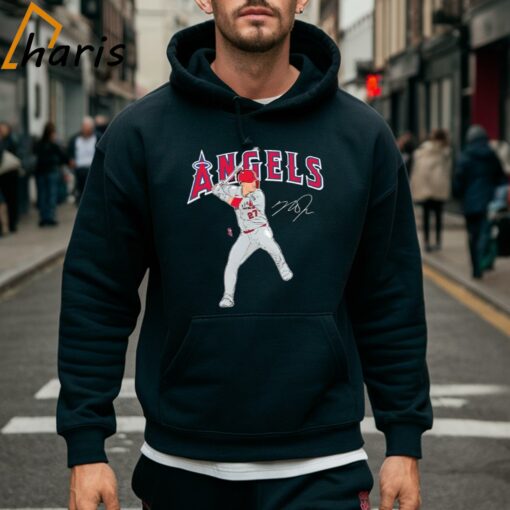 Mike Trout Los Angeles Angels Player Swing Signature Shirt