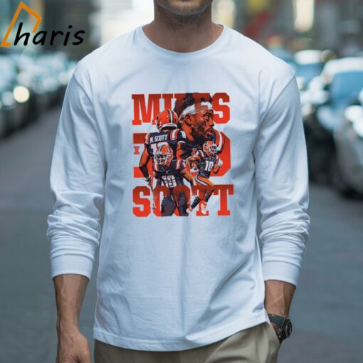 Miles Scott Player Illinois NCAA Football Shirt