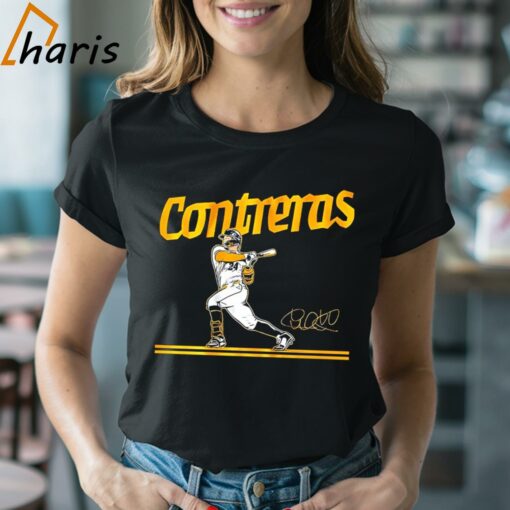 Milwaukee Brewers William Contreras Slugger Swing Signature Shirt