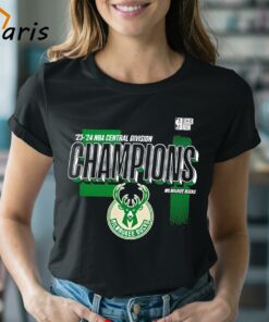 Milwaukee Bucks 2024 Central Division Champions Locker Room T-shirt