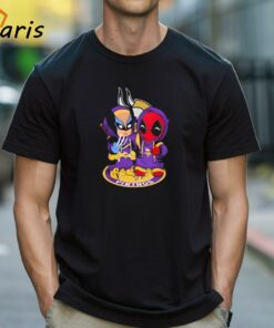 Minnesota Vikings Marvel Wolverine Deadpool True Friends 2024 Shirt