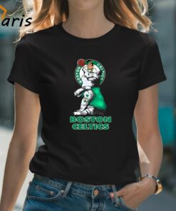 NBA Basketball My Cat Loves Boston Celtics T-Shirt