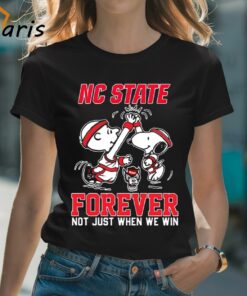 NC State Wolfpack Snoopy High Five Charlie Brown Shirt