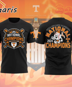 NCAA College Baseball National Tennessee Volunteers Champions 3D T- Shirt