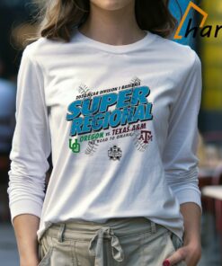 NCAA Division I Baseball Super Regional Oregon vs Texas AM 2024 T shirt 4