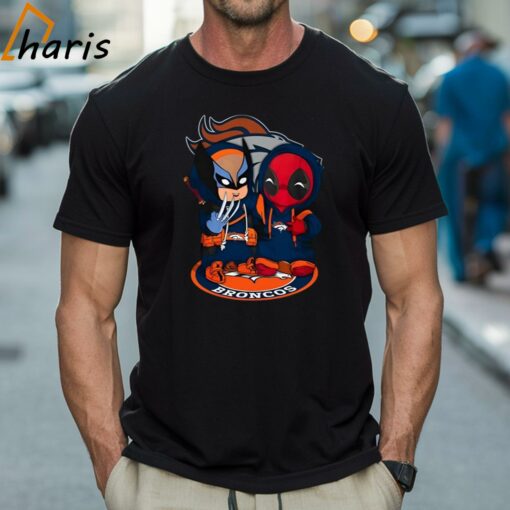 NFL Denver Broncos Deadpool T-shirt