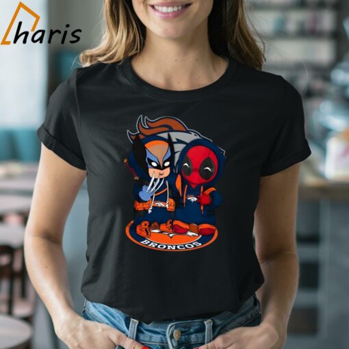 NFL Denver Broncos Deadpool T-shirt