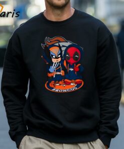 NFL Denver Broncos Deadpool T shirt 4