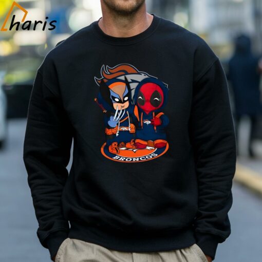 NFL Denver Broncos Deadpool T-shirt