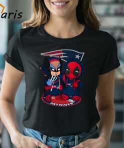 NFL New England Patriots Deadpool T-shirt