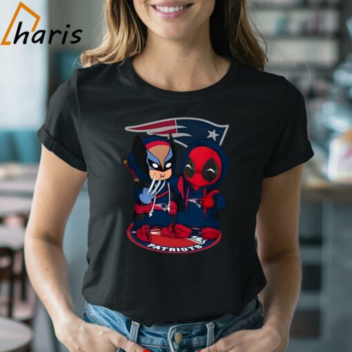 NFL New England Patriots Deadpool T-shirt