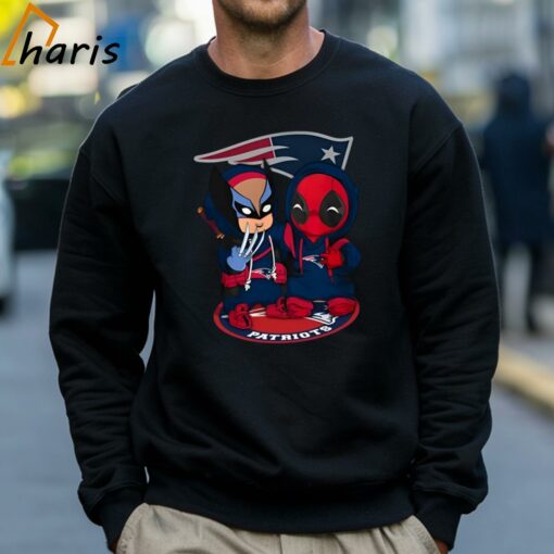 NFL New England Patriots Deadpool T-shirt