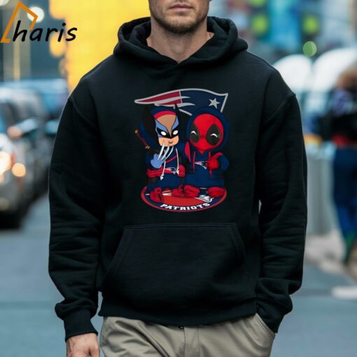 NFL New England Patriots Deadpool T-shirt