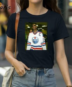 NHL Kobe Bryant Mamba Oilers shirt