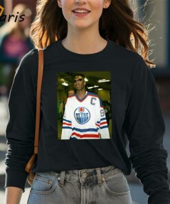 NHL Kobe Bryant Mamba Oilers shirt 4