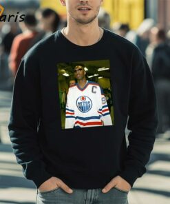 NHL Kobe Bryant Mamba Oilers shirt 5