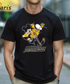 NHL Pittsburgh Penguins Mickey Mouse Disney Hockey T-shirt