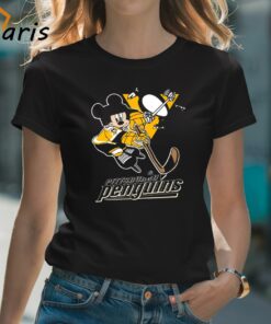 NHL Pittsburgh Penguins Mickey Mouse Disney Hockey T-shirt